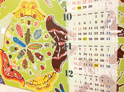 日本の昆虫カレンダー
