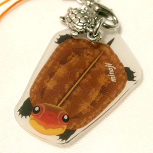 リクガメストラップ
