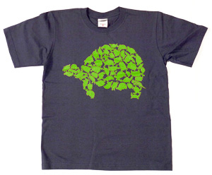 カメづくしTシャツ