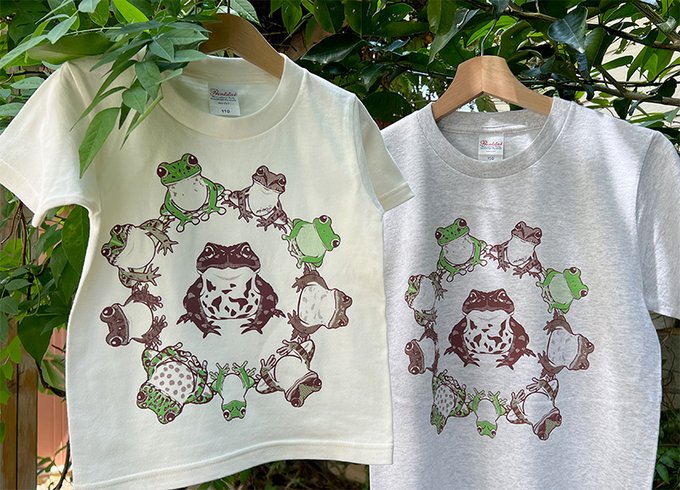 日本のカエルTシャツ