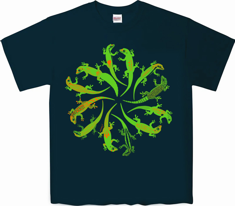ヒルヤモリ Tシャツ