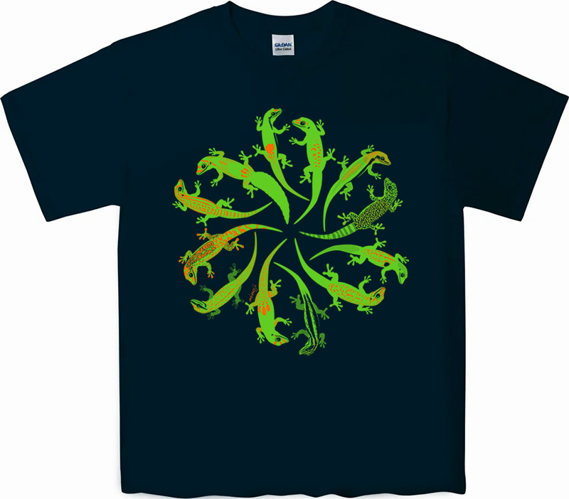 ヒルヤモリ Tシャツ