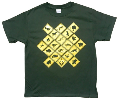 動物標識Tシャツ
