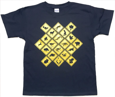 動物標識Tシャツ