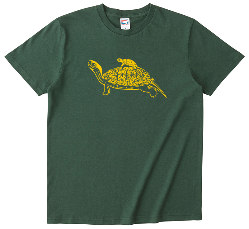 カメづくしTシャツ