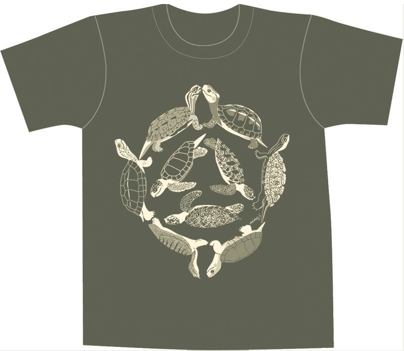 日本のカメTシャツ