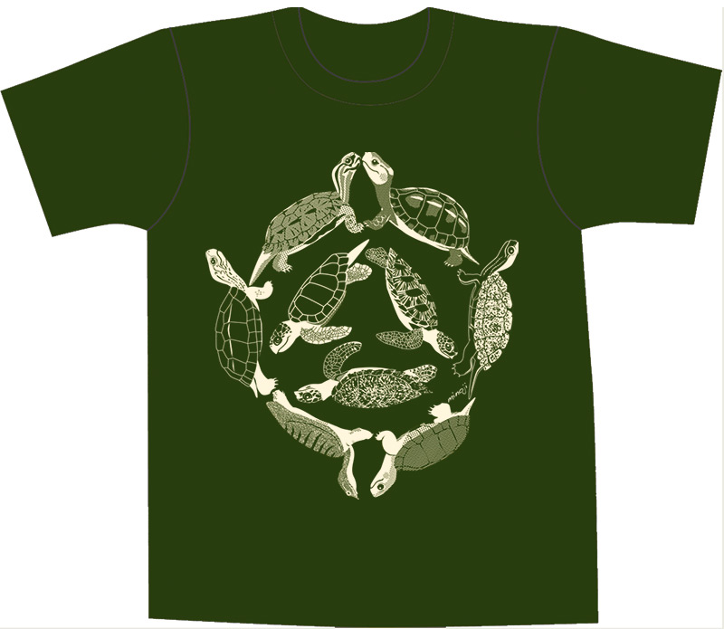 日本のカメTシャツ