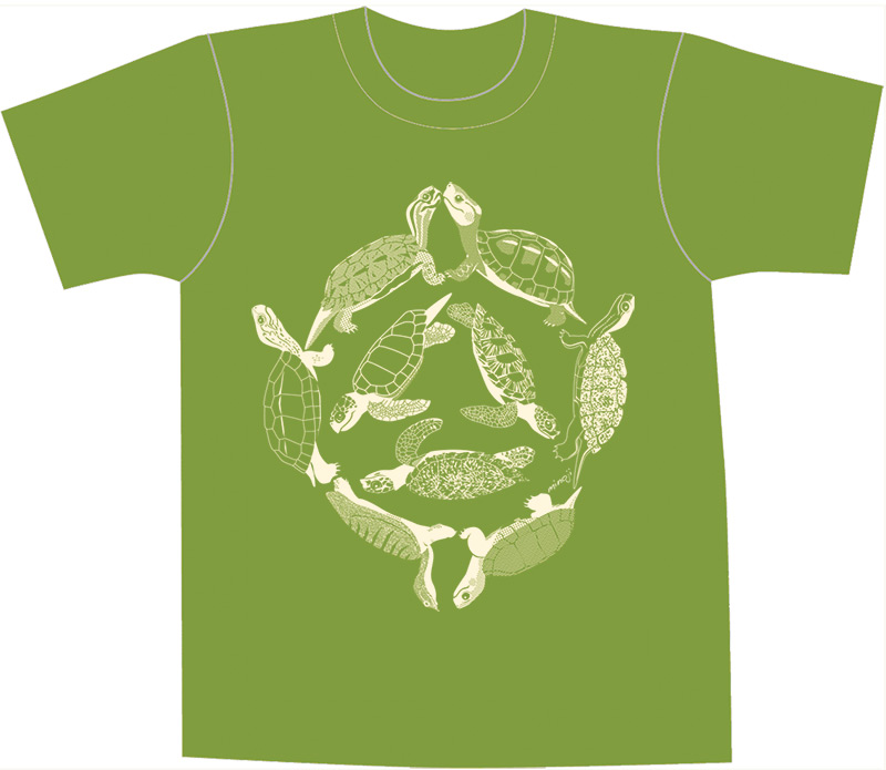 日本のカメTシャツ