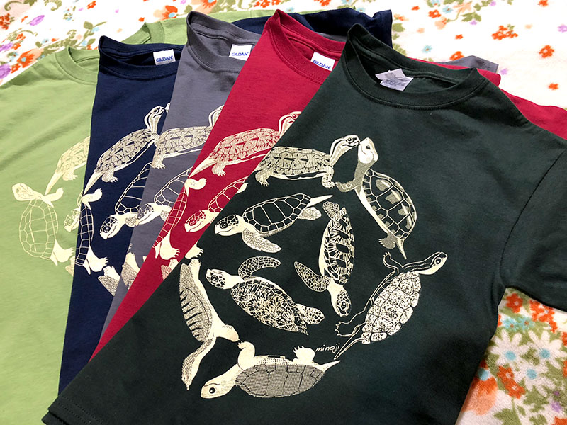日本の亀Tシャツ