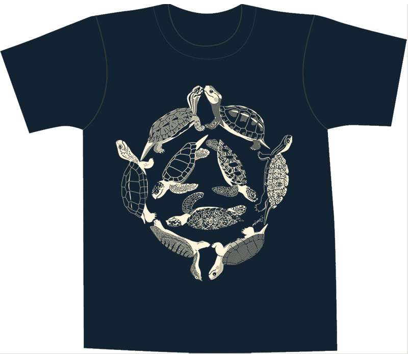 動物標識Tシャツ