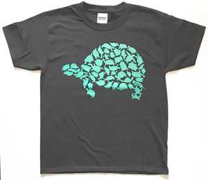 カメづくしTシャツ