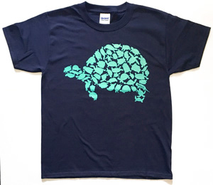 カメづくしTシャツ