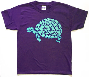 カメづくしTシャツ