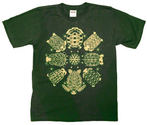 カメづくしTシャツ