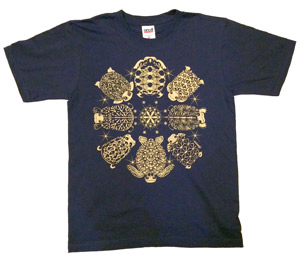 カメづくしTシャツ