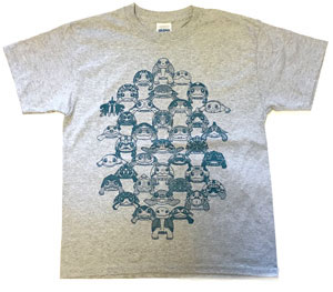正面亀Tシャツ