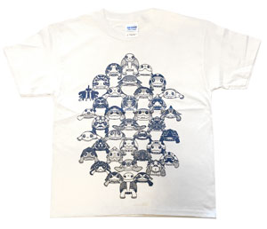 正面亀Tシャツ