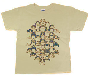 正面亀Tシャツ